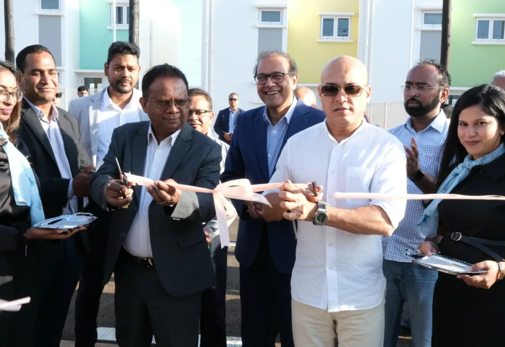 Inauguration de 200 nouvelles unités de logement à Pointe aux Piments